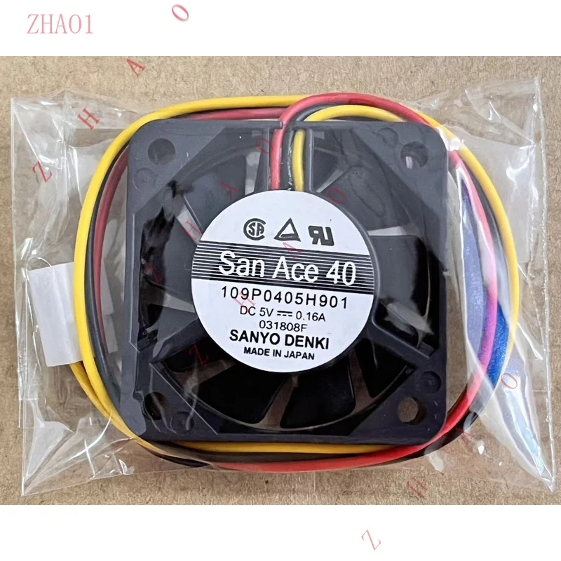 Z   5pcs for SANYO San Ace 40 109P0405H901 4CM DC5V 0.16A 4cm fan 3pin