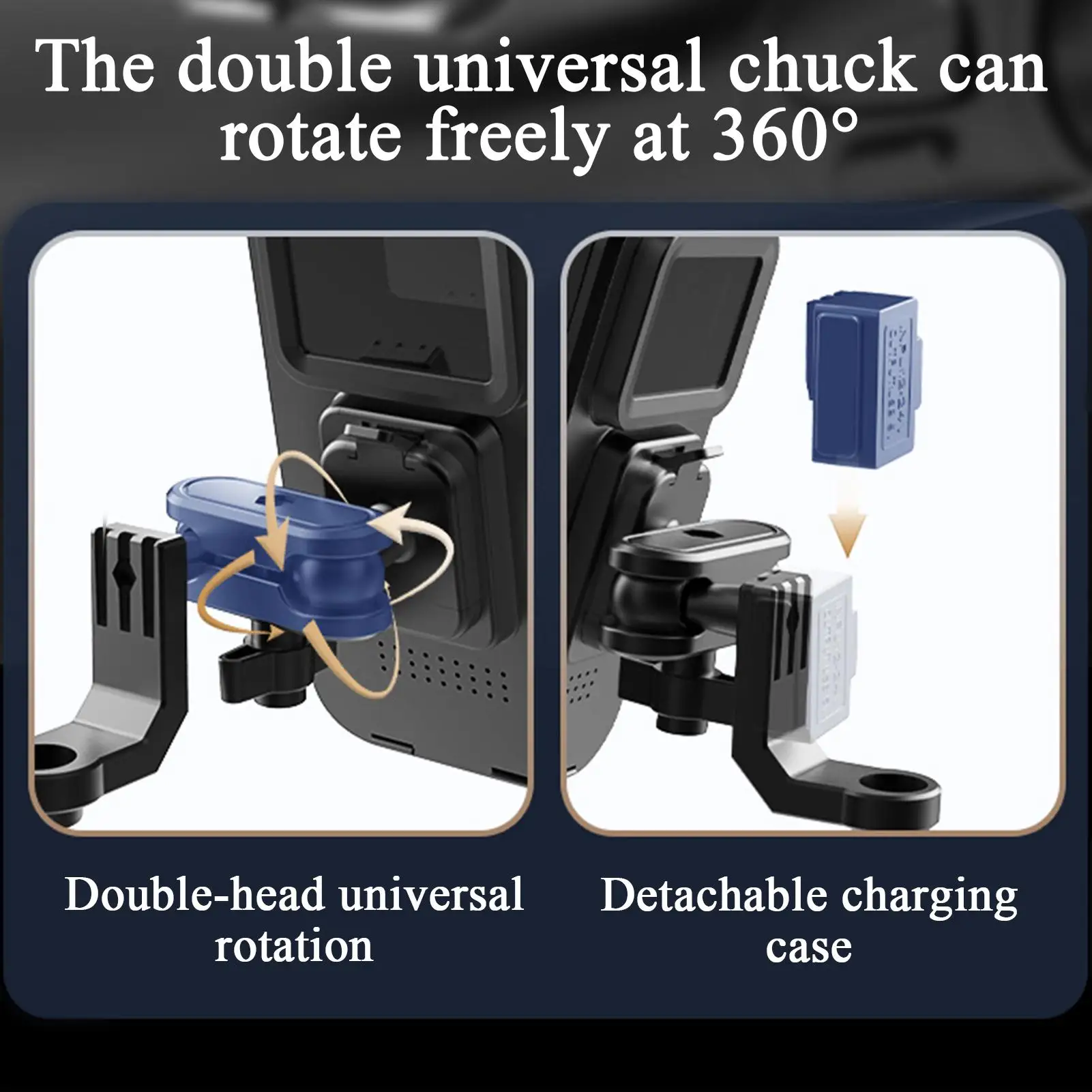 

Держатель для телефона на руль велосипеда, водонепроницаемое крепление для телефона с дождевиком, аксессуары для мотоциклов для просмотра GPS, звонков, видео