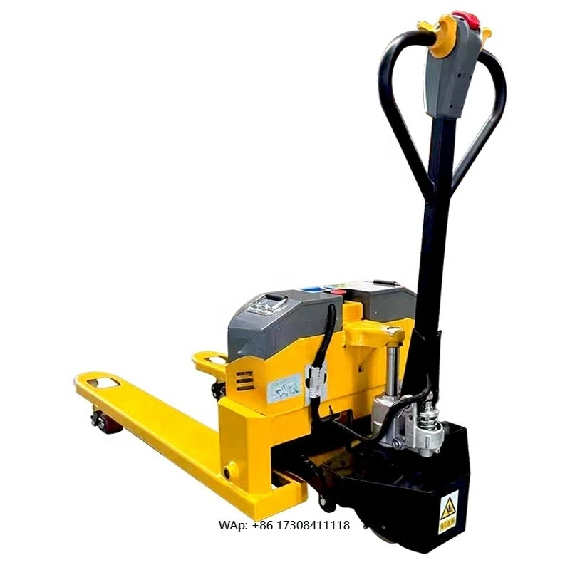 

Powered Hydraulic Pallet Jack 1500kg Capacity Full Electric Pallet Truck