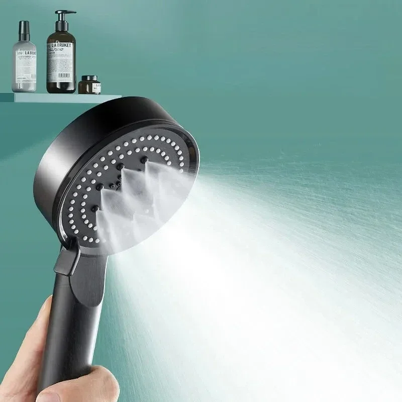 

5 Modes Shower Head Adjustable High Pressure Water Saving Shower Head Water Massage Shower Head Bathroom Accessories