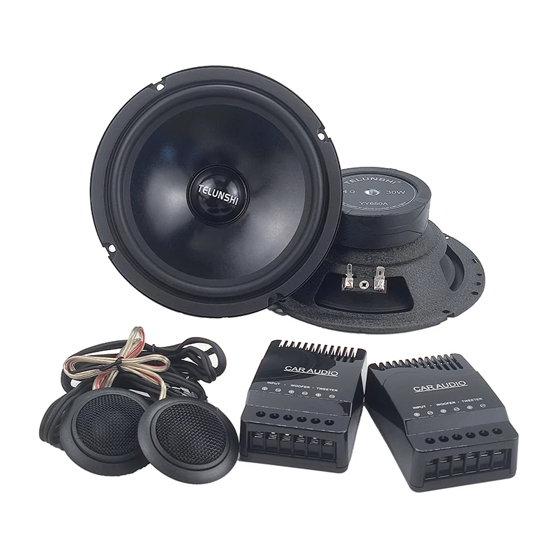 

2-Way Full Range Car Audio Speakers with Mirage Bass Woofer and Dome Tweeters Electric Horn Component Speakers