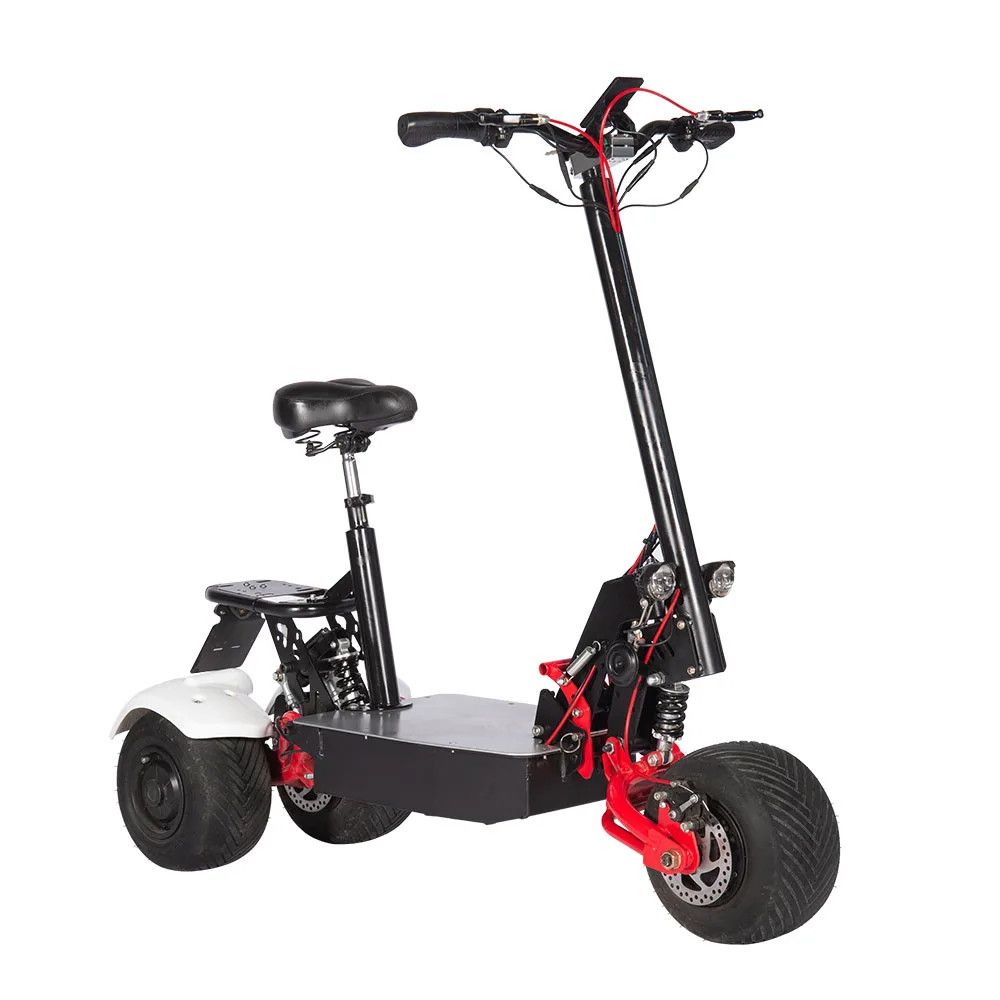 Folding 60V Big Power 1500W 1000W Factory Direct Exclusive New Design Strong Power beach sand scooter 3wheel scooter