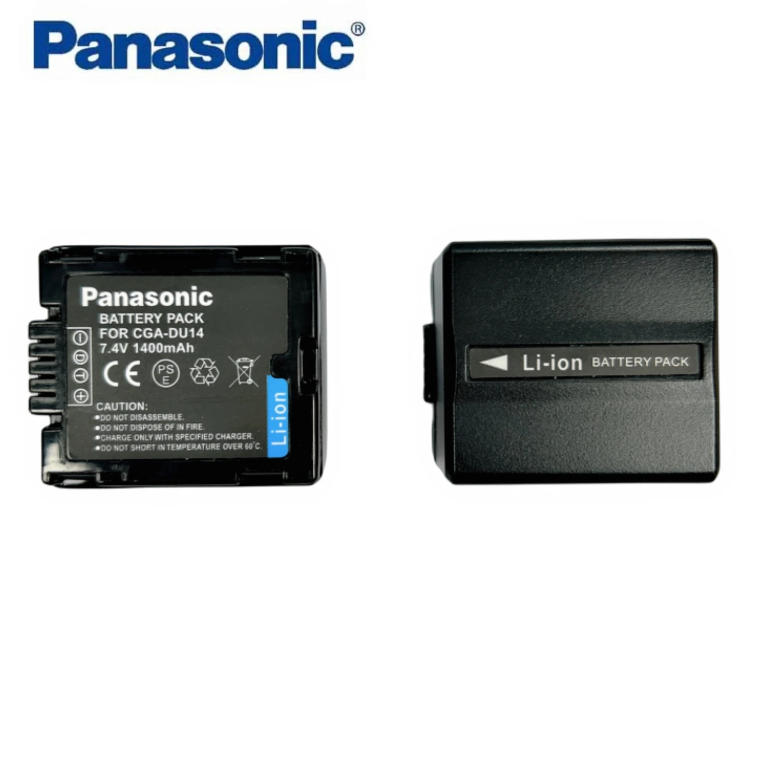 Panasonic Original Battery CGA-DU14 VW-VBD140 for Panasonic CGR-DU12 DU07 DU06 NV-GS140 GS150 GS158 Batteries