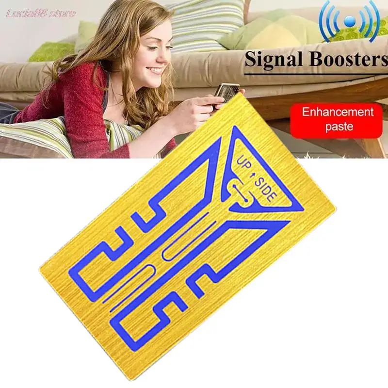 2pcs Cellphone Phone Signal Enhancement Signal Antenna Booster Stickers Energy Stickers