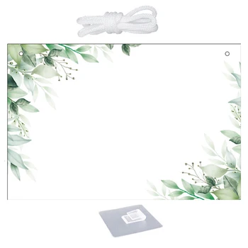 빈 쓰기 패드 투명 건조 지우기 보드 일정, 마그네틱 화이트보드 냉장고 계획, 아크릴 걸이식 쓰기