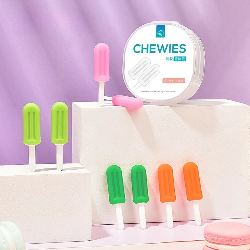 

Orthodontic Bite Sticks Ice Cream Invisible Braces Wire Braces Hand-held Fitting Braces To Exercise The Masseter Muscles Supply