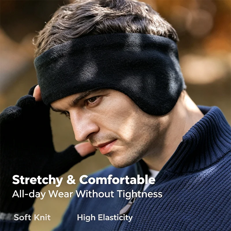 1/2/3 PCS Warm Earmuffs Windproof Anti Cold Ear Protector Winter Thermal Running Cycling Headband Outdoor Riding Ear Cover