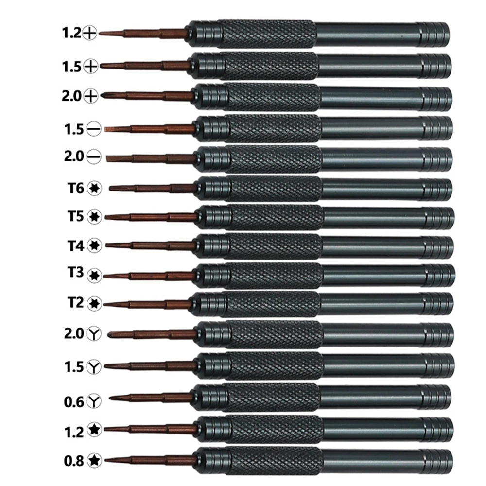 15pcs Magnetism Screwdriver Professional Phillips Precision Y Torx Key Screws For phone Screen Repair Kits Sets Maintenance Tool