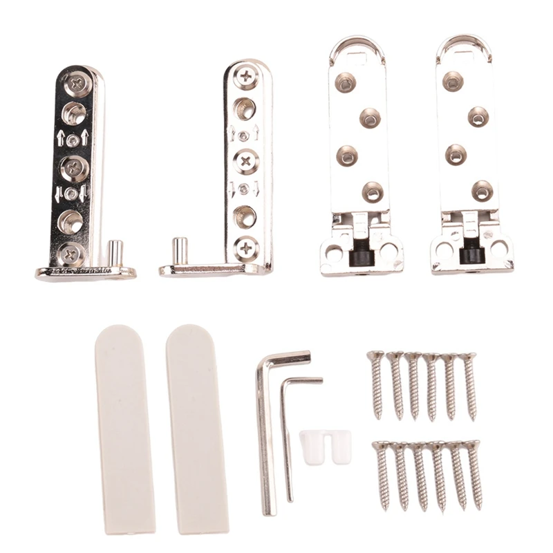 Adjustable Invisible Door Hinges Heavy Duty Up And Down Swivel Shaft Rotation Furniture Fittings Forwooden Door