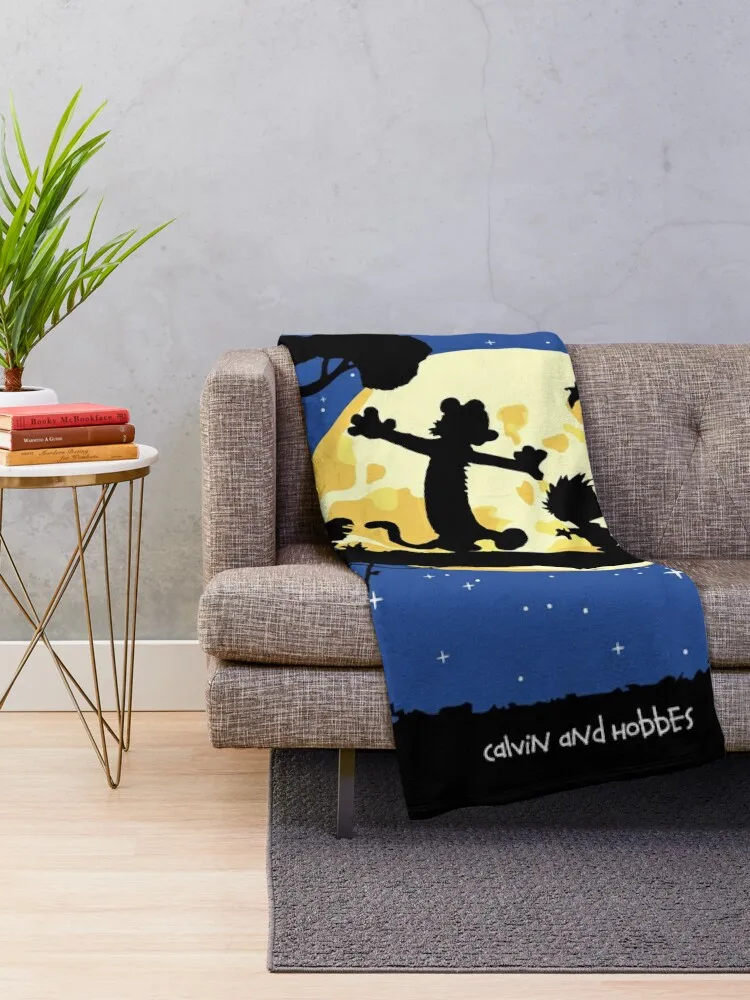 Mistakes In Calvin Arts Fans Hobbes Vintage Portrait Boys Girls Throw Blanket Sofa Blankets For Bed Soft Plaid Blankets