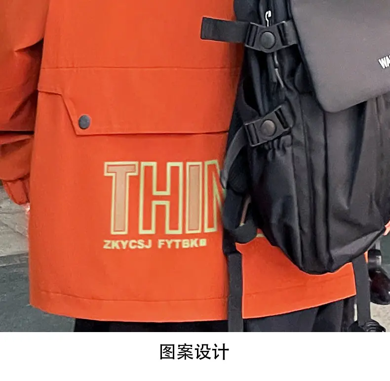 Modische Herren Freizeitjacken mit Kapuze 2026 Frühling Herbst Alltagsmantel Jugend High Street Loose Windbreaker Outdoor Oberbekleidung – Detail 20