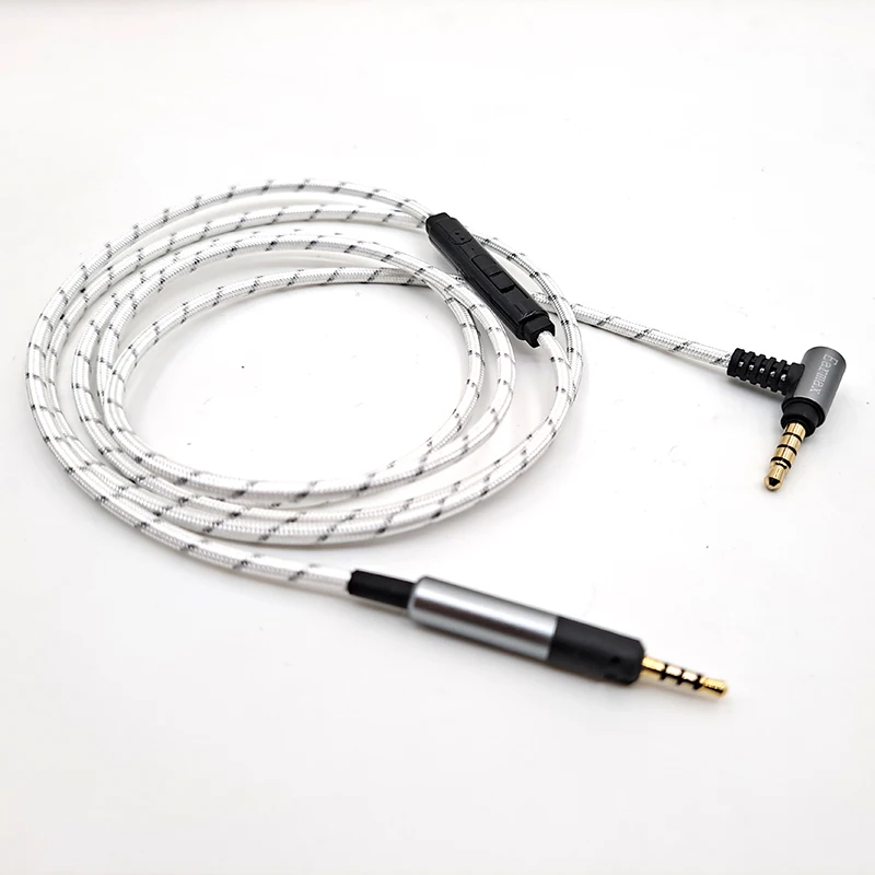 For Sennheiser HD595 HD598 HD598SE HD400pro HD560S HD598cs M40X M50X Replaceable Earphone 3.5mm to 2.5mm Nylon Braided Cable