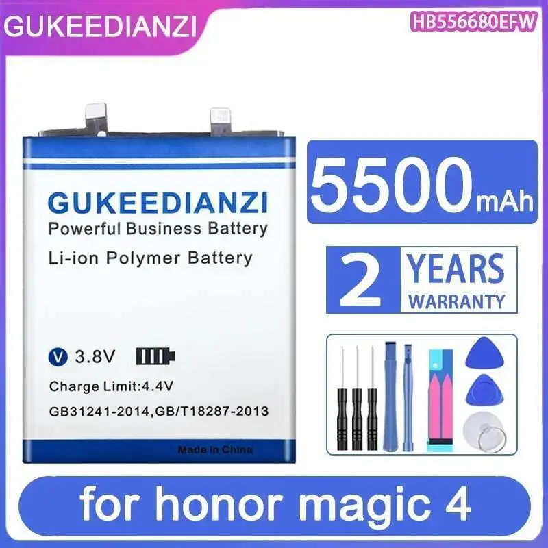 

HB556680EFW Аккумулятор мобильного телефона 5500 мАч для Huawei Honor Magic 4 Magic 4, легкий вес