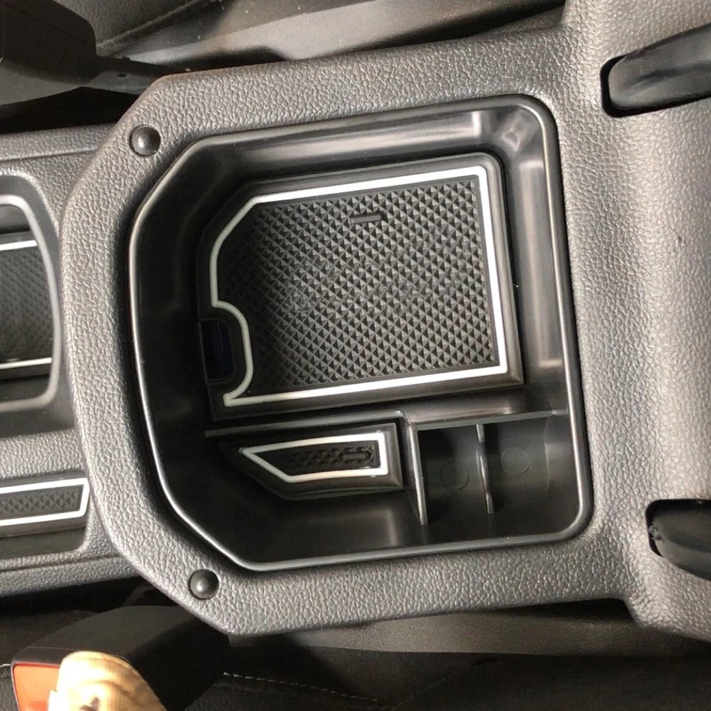 ل Volkswagen VW T-ROC T ROC 2018 ~ 2024 وحدة التحكم في السيارة مسند الذراع صندوق تخزين أشتات ترتيب الطبقات صينية المنظم الملحقات