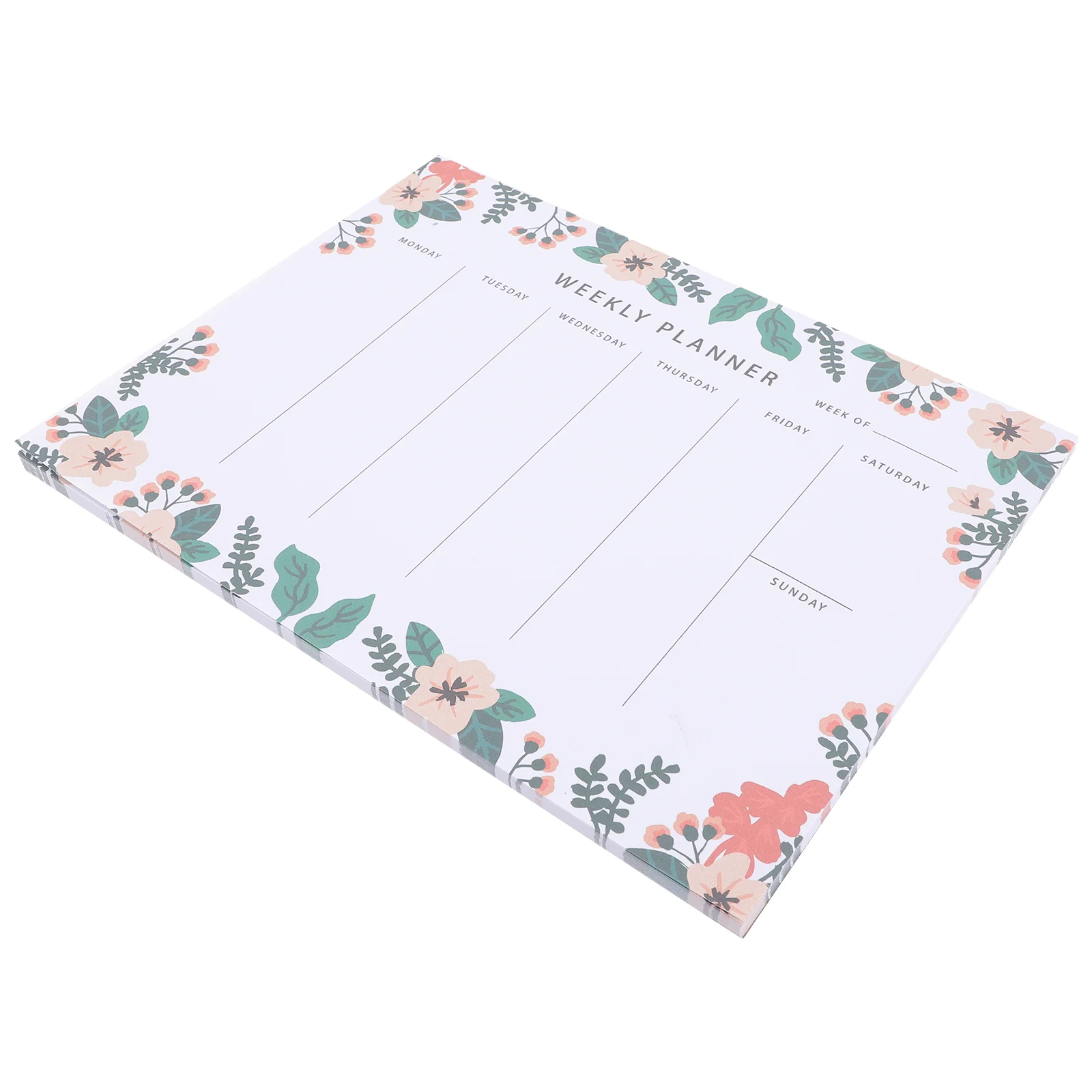 Planner Weekly Fridge Calendar Planning Notepad for Meal Paper Schedule Magnetic