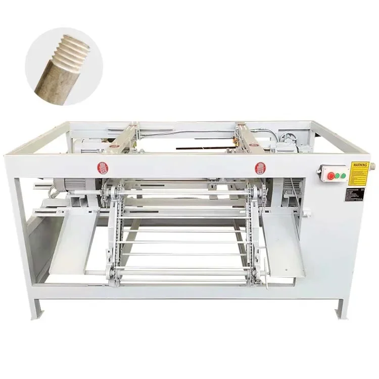 2026  nbAutomatic Round Stick Machine To Make Broom Handle Wood Stick Threading Machine Wood Screw Making Machine For Sale