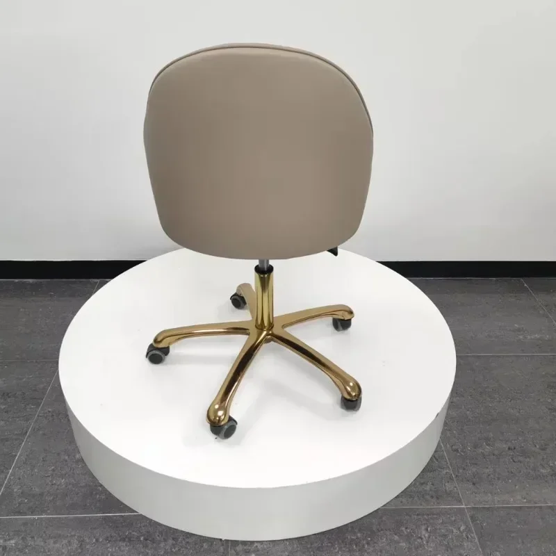 أثاث صالون التجميل ارتفاع قابل للتعديل كرسي فني باديكير البراز مع مسند الظهر