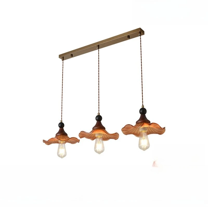 

Люстра для ресторана, американская ретро-барная лампа, персонализированная художественная стеклянная прикроватная маленькая люстра