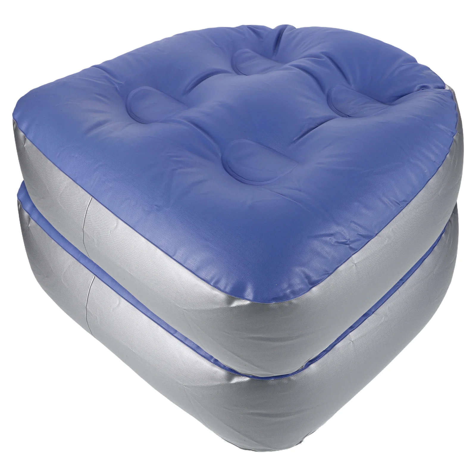 

2pcs Inflatable Seat Bathtub Thickened Bath Seat Suction Cups Foldable Bathtub Mat For Spa Sauna Shower Pool Portable Air