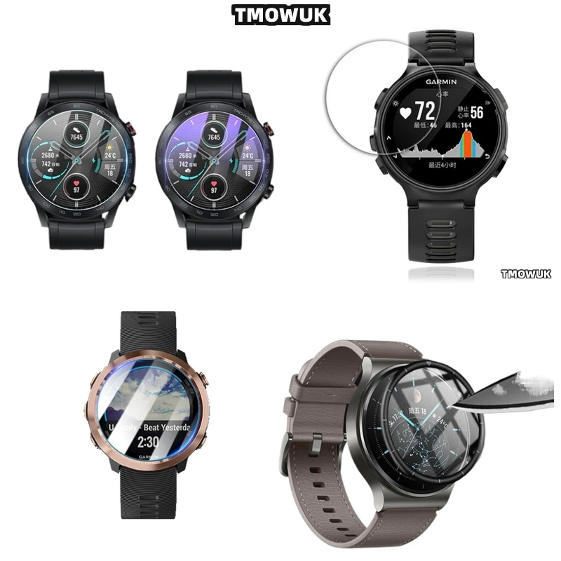 

For Garmin Forerunner 645 735 745 935 945 955 965 970, Ultra-Responsive Screen Protector.