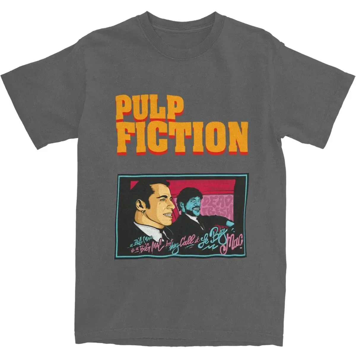 Casual Pulp Fiction Vincent and Jules T-Shirts for Men Women 100% Cotton Tee Shirt Printed Clothes  T-Shirts Cotton Gift Clothes