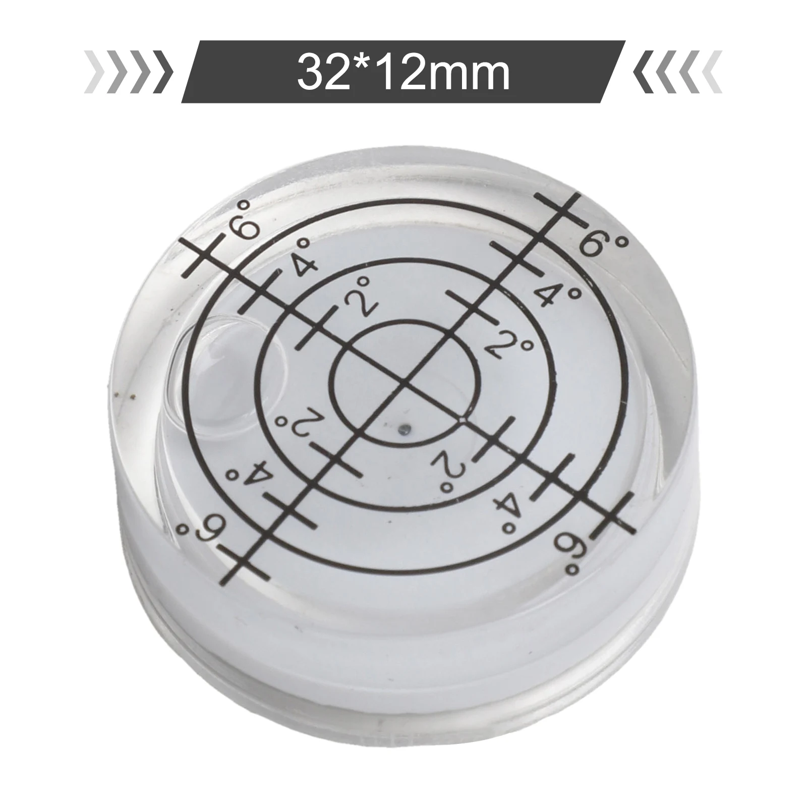 For Computer Monitors Bubble Level Level Round Acrylic Material Highly Translucent Normal Usage Precision Machined