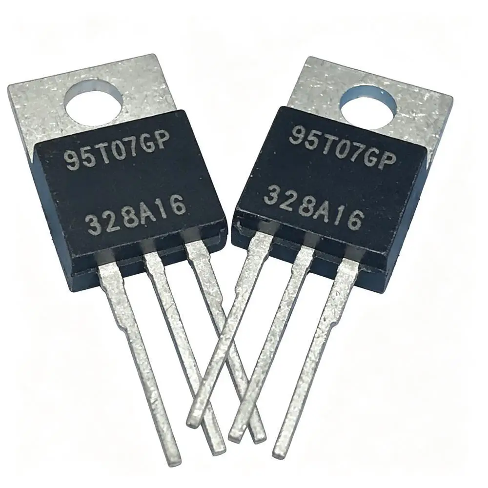 5PCS MBRB10200CT 95T07GP FDP12N50 F634NS BUZ72 IRFR7546