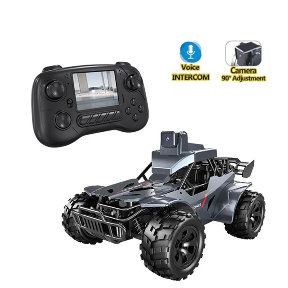 سيارة RC جديدة مع كاميرا للأطفال، ألعاب سيارات التحكم عن بعد 1:16 مع جهاز التحكم عن بعد Lcd Fpv 2.4 جيجا هرتز، نقل الصور في الوقت الحقيقي