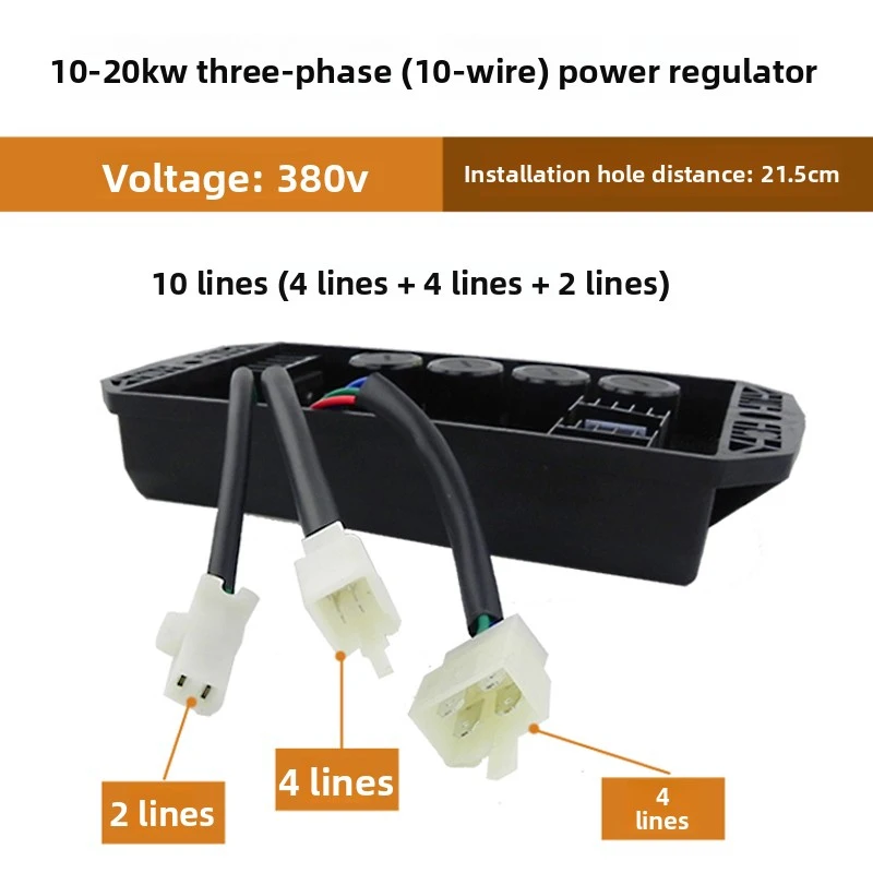 XMSJ For Double Cylinder 620 630 690 10KW Diesel Generator AVR Voltage Regulator Rectifier Replacement Parts