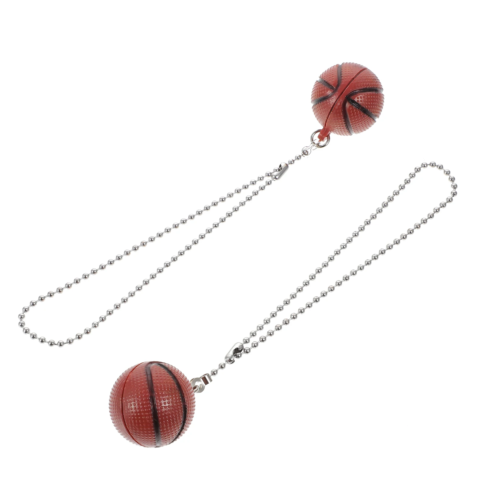 

2Pcs Basketball Pull Chains Hanging Chain Beaded Extension Iron Pendant Ceiling Decor Accessories Hardware