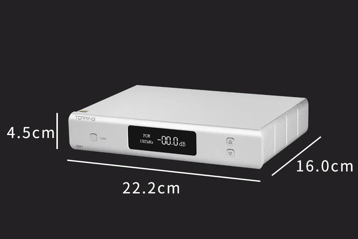 Penjualan Terlaris 2025 Topping DM7 ES9038PRO DAC USB Balanado De 8 Canais