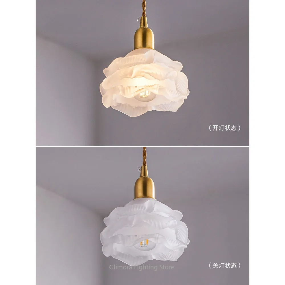 Nordic French Brass Pendant Lamp,Vintage Creative Style,Brass & Metal
