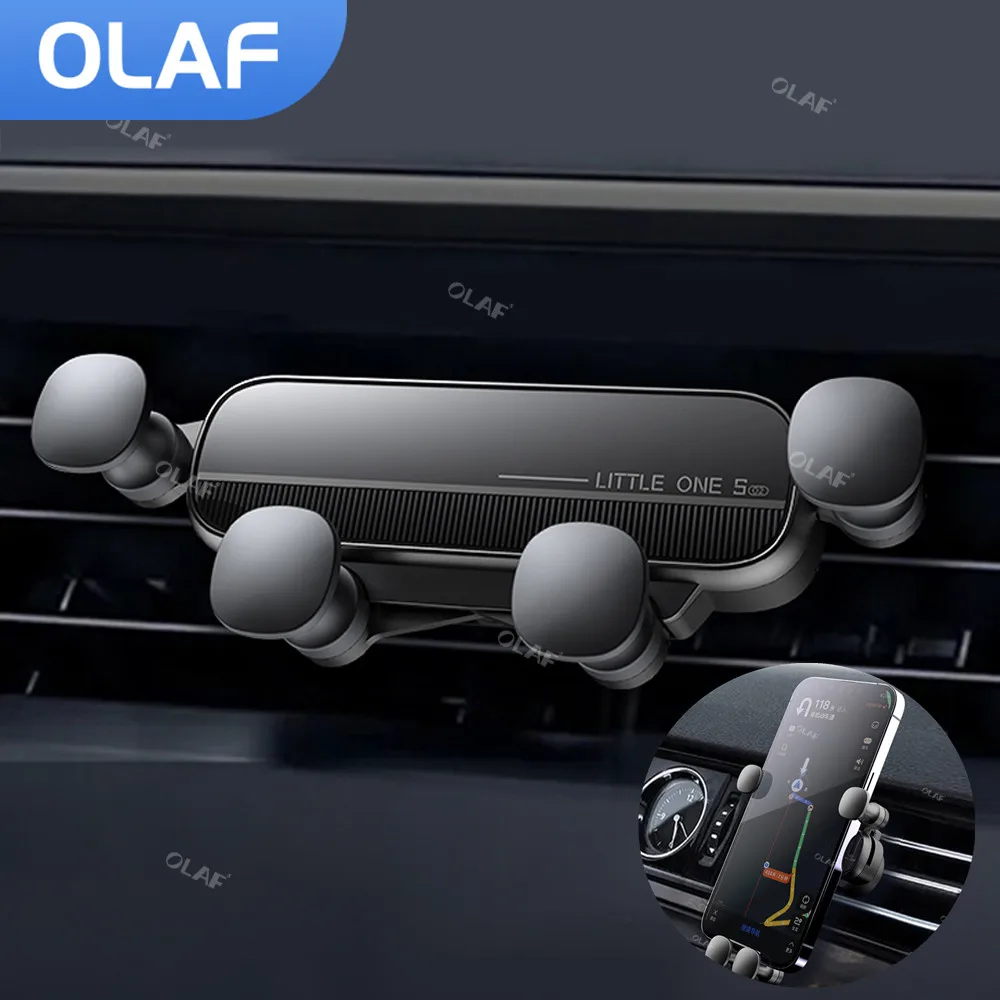 Olaf Gravity Car Phone Holder Air Vent Mount Mobile Cell Stand GPS Support For iPhone 12Pro Huawei Xiaomi Samsung Holder for Car