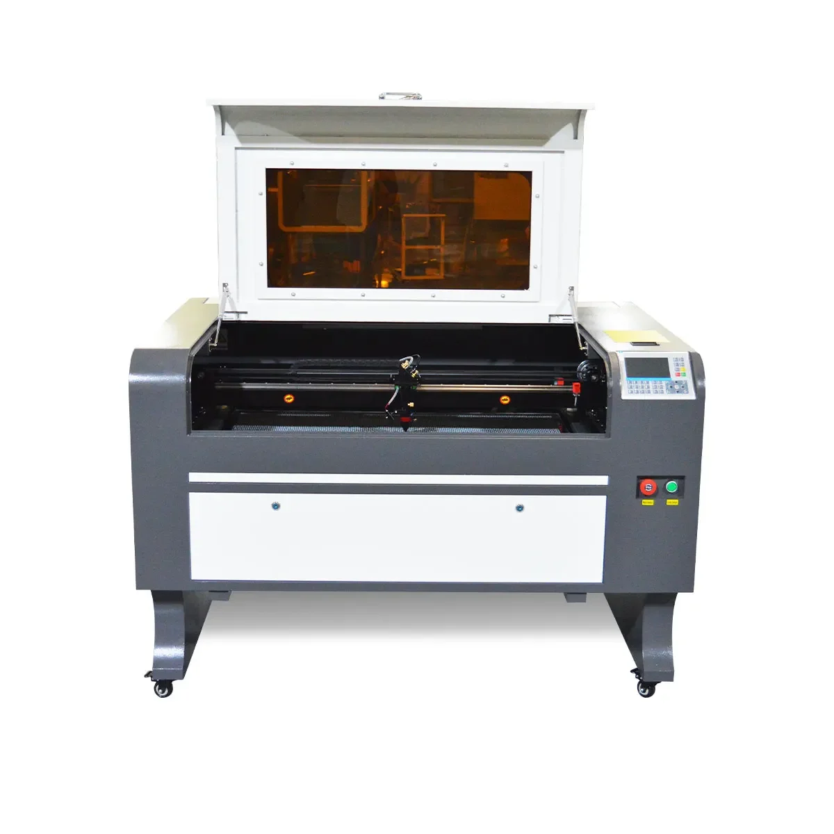 Ruida 6040 Working Area CO2 Laser Engraver And Cutting Machines 600*400mm 60W 80W 100W For Cutting Wood Acrylic Leather