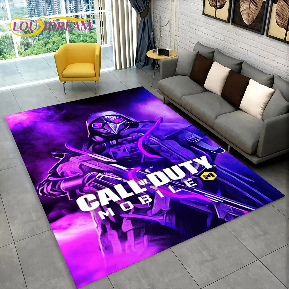 3D COD, Call of Duty Game,Gamer Area Rug,Carpet Rug for Living Room Bedroom Sofa Doormat Decoration,Kid Play Non-slip Floor Mat