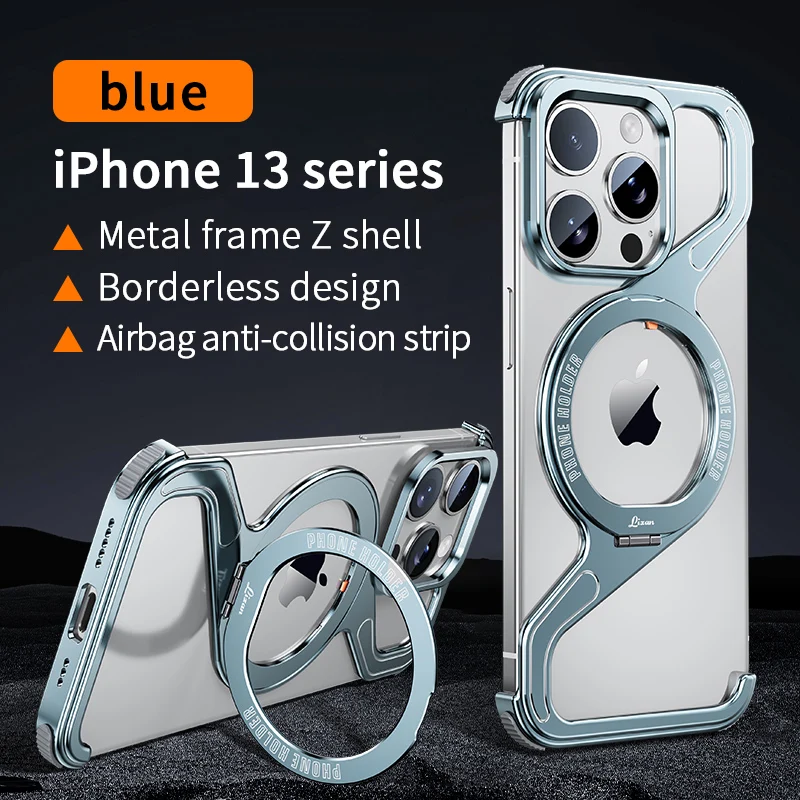 elitehood Heavy Duty aluminium telefoonstandaard, magnetische mobiele telefoonstandaard voor bureau, voor Magsafe iPhone-standaard, compatibel met iPhone 15 14 13, MagSafe-hoes, Kindle, iPads en