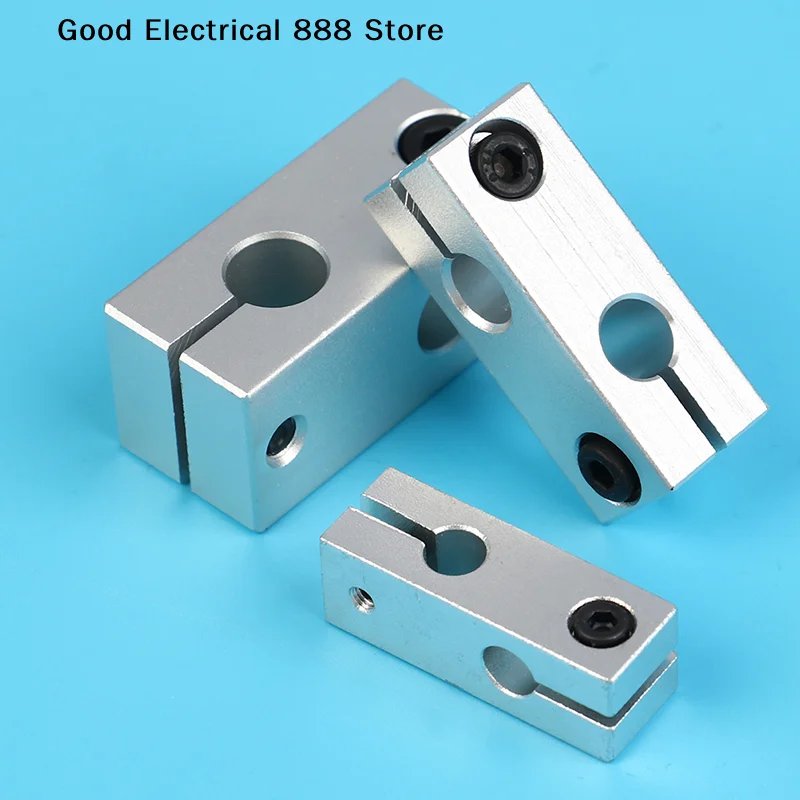 Pillar Fixing Clamp Vertical Fixed Diameter Fastening Aluminum Alloy Optical Axis Cross Block Steel Pipe Fixing Bracket Connecti