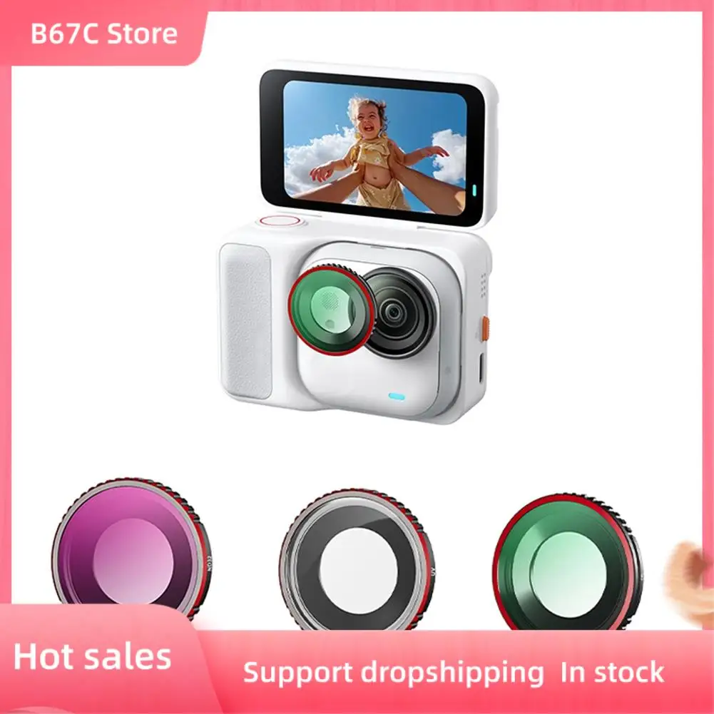 B67C Photography Optical Lens Filters Parts For GO Ultra Mini Action Camera Optical Filters