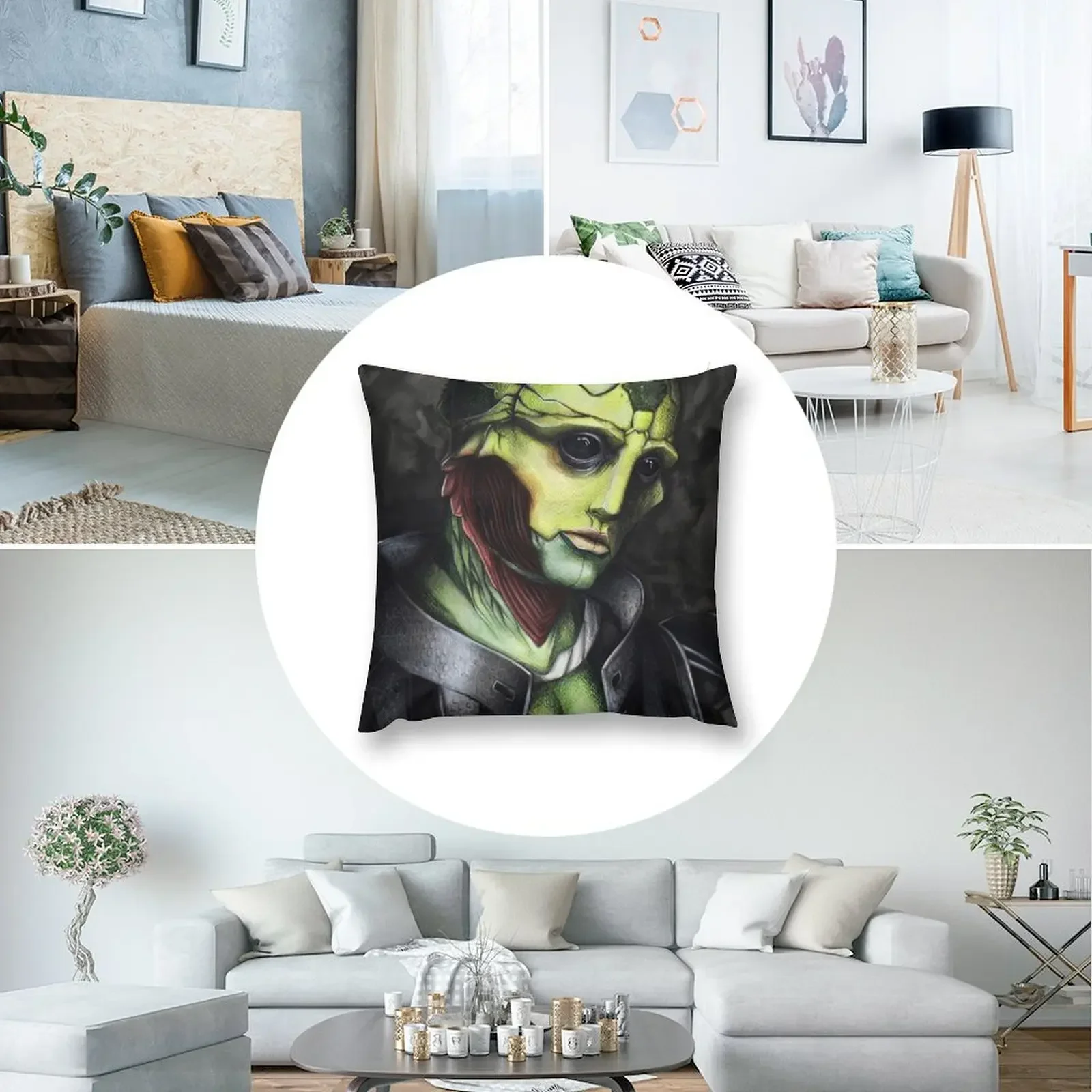 Thane-Juste de coussin rectangulaire, coussin assis