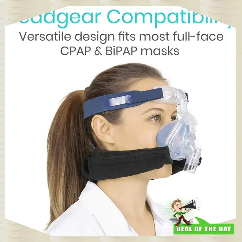 24-Hour Delivery 1Pcs CPAP Neck Pad - Mask Strap Padded Replacement Accessories - Fleece Comfort Cover For Full Face And Nasal H