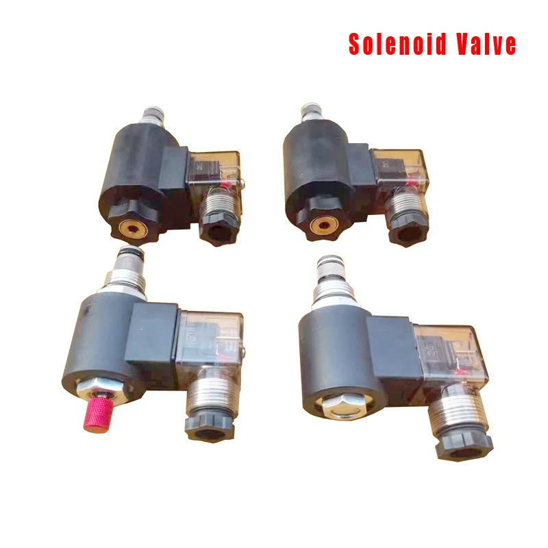 Normally closed solenoid cartridge valve for Lift hydraulic plate accessories pressure maintaining valve unloading valveDC AC