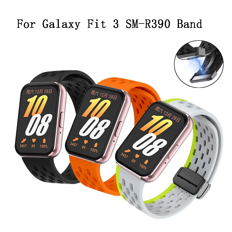 

Sport silicone D-K strap For Samsung Galaxy Fit3 SM-R390 Band replaceable accessories