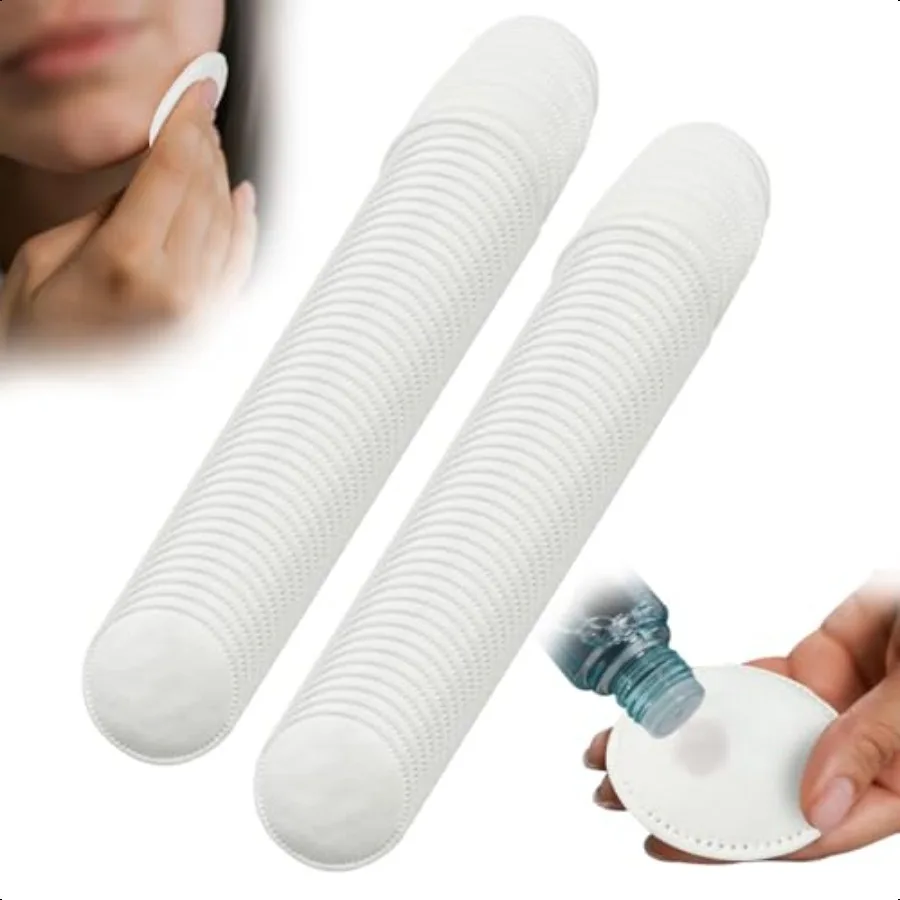 Algodão de limpeza para rosto, 00 peças, removedor de maquiagem redondo, almofadas de algodão ultrasuave para remoção de maquiagem, limpeza e aplicativo de toner