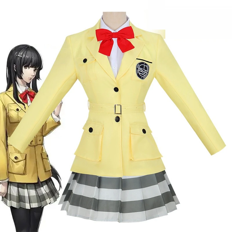 

Game P5X Tanemura Riko Cosplay Costume Japanese JK School Uniform Christmas Carnival Party Role Play Uniform for Women Girls