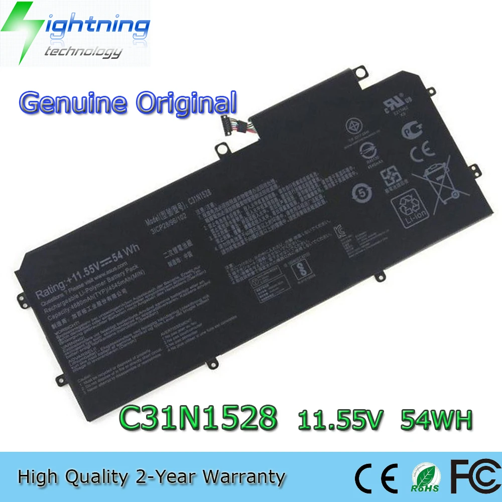 

New Genuine Original C31N1528 11.55V 54Wh Laptop Battery for Asus ZenBook Flip Q324CA UX360C UX360CA UX360CAK