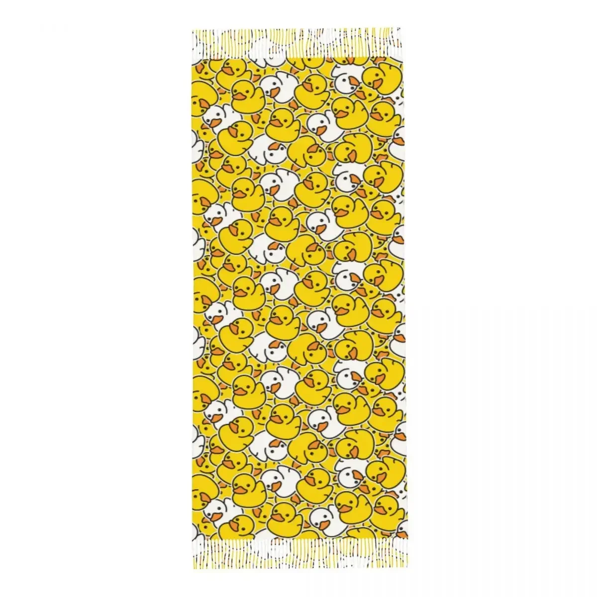 Bufanda de dibujos animados de pato bonito para mujer, chal Pashmina de invierno y otoño, chal grande de Animal para uso diario