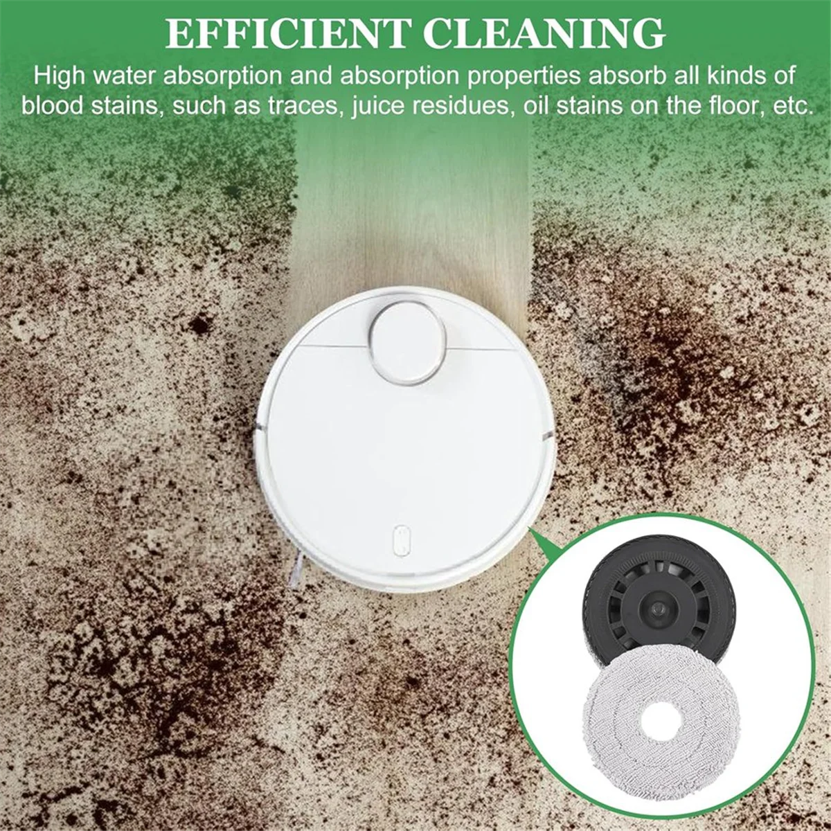 لوحة تنظيف ساخنة ممسحة قماشية لأجزاء المكنسة الكهربائية L20 Ultra L10s Pro Ultra Heat / X40 Ultra / X40 Master / L40 Ultra