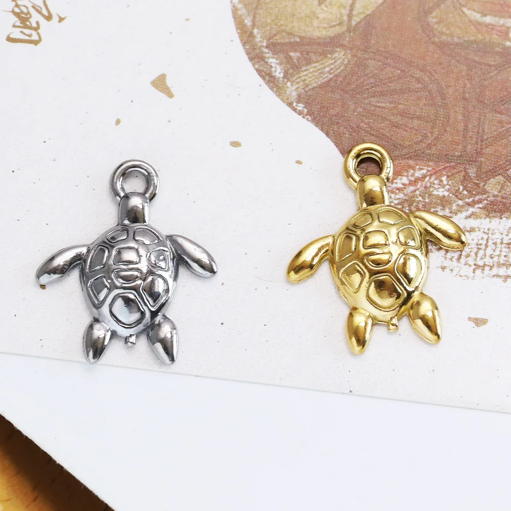 

Cordial Design 50Pcs 18*21MM Stainless Steel Charms For Earrings/Hand Made/Turtle Shape/Jewelry Accessories/DIY Pendant #195247