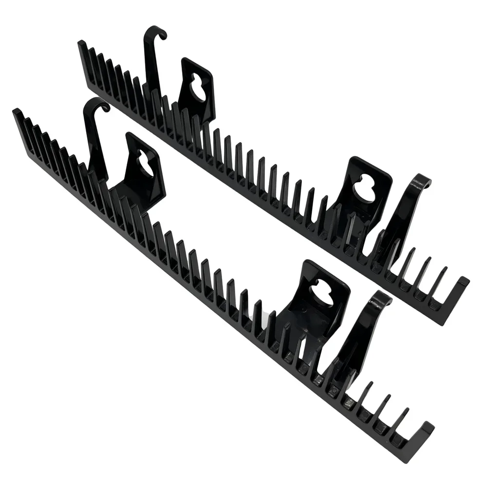 مجموعة واحدة من حامل وصلات الشعر، حامل وصلات الشعر المستعار، أداة تخزين الشعر خفيفة الوزن حامل شعر مستعار لصالون #4