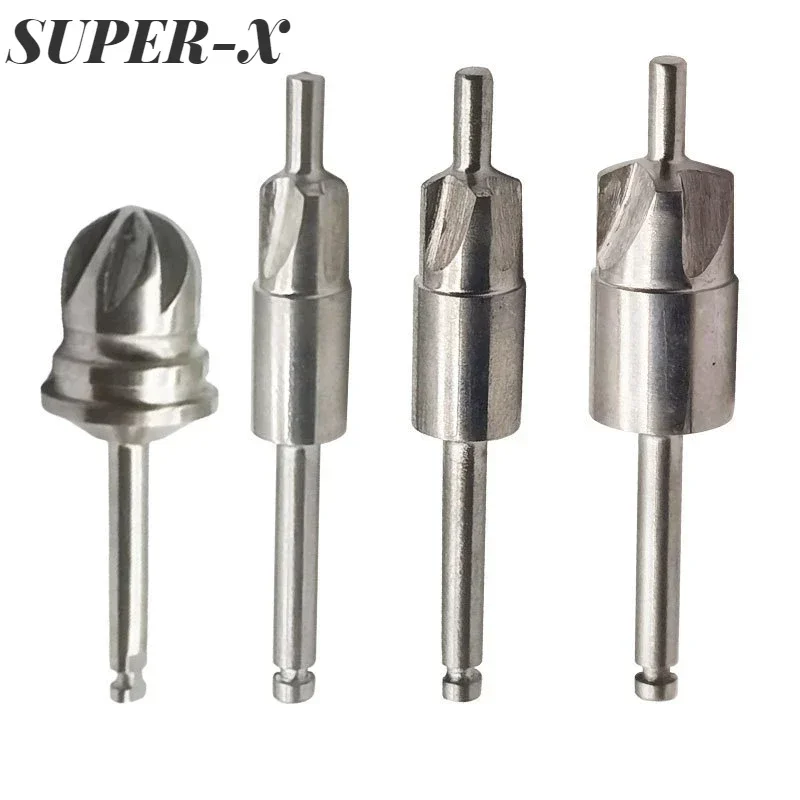 

SUPER-X 1pcs Dental Implant Countersink Drill Dental Implant Peripheral Bone Removal Drill Smooth Ridge Trimmer Drills Tools